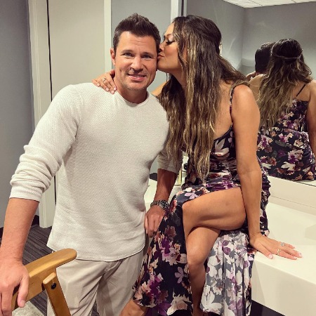 Nick Lachey and Vanessa Lachey broke up for a moment.